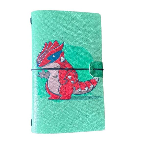Pokémon Groudon Faux Leather Reusable Travelers Notebook 8x4.5” - Picture 2 of 8